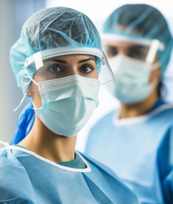 Tim dokter spesialis kandungan dan Obstetricians profesional di klinik.